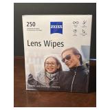 NIB Zeiss 250 Pre Moistened Lens Wipes