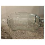 Large Glass Pig 'This Little Piggy Went to