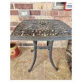 20x20x20 Small Metal Patio Table