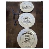 (3) 10.5' Plates w/Hangers