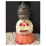 1950s Gurley Christmas Caroler Boy Candle