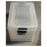 (2) Sterilite 61 & 62 Liter Clear Latch Box