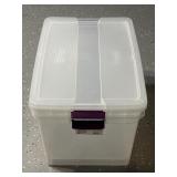 (2) Sterilite 17571706 66 Quart 62 Liter Clear