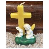 VTG Gurley Easter Cross Wax Candle