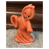 1960s Gurley Orange Ghost Halloween Candle