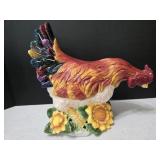 12.5"ï¿½11" Ceramic Rooster