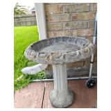 Concrete Bird Bath 24x Tall 19" Diameter