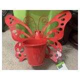 NWT Living Solutions Metal Butterfly Planter