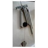 37.5" Stained Glass Dragonfly Top Wind Chime With