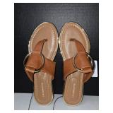 Sz 6 LC CAMILLO COGNAC SANDALS