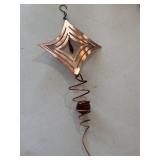 22.5" Copper Kinetic Wind Spinner With an