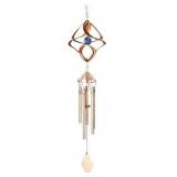 18ï¿½ Spiral Copper Metal Wind Chime With a