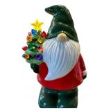 NEW Mr. Christmas Ceramic Santa Gnome