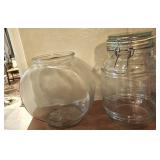 Glass Jar & Fish Bowl