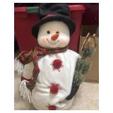 2009 21ï¿½ Tall Plush Standing Holiday Snowman