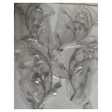 (4) 13ï¿½  Gold Bead Leaf Sprays