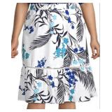 NWT Sz PS Liz Claiborne skirt features a white