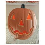 18" Plastic Light Up Jack o Lantern