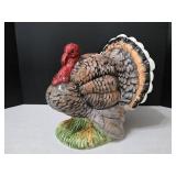 Hand-Painted Ceramic Turkey Approx 11" Tall