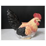 9.75" Ceramic Sitting Rooster