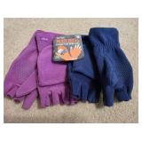 (2) One Size Fits Most Purple and Blue
