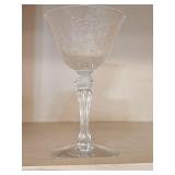 (8) Believed Tiffin Small Sherry/Sherbert Glasses