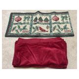 (8) Red Napkins & 52" Holiday Runner