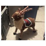 27"x 29" Annalee Reindeer Holiday Figure W/Plush