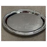 (7) Silver Serving Plate Oval Tray Dish 12ï¿½