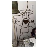 48ï¿½ Metal Wire Scarecrow