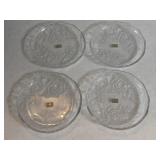 (4) Winter Rose by STUDIO NOVA 7" Salad Plate