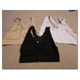 (3) Sz L Wireless, Seamless Comfort Bralettes