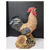 16" Rustic Resin Rooster