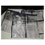 (5) ANVI HOME Clear Vinyl Zippered Storage Bags