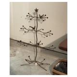 26.5ï¿½ Rustic Gold Tone Metal Tabletop Christmas