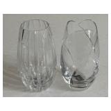 (2) Vintage Mikasa Vases Includes "Cachet" by