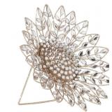 august & leo 10.5" Jeweled Sunflower Table Top