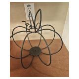 Metal Pumpkin Candle Holder 10"