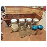 Salt & Pepper Shakers, Toothpick Dispenser,