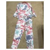 NWT Sz S Secret Treasures 2 Pc Pajama Set Tie Die