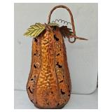 18" Metal Gourd Decor