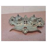 VTG Made in Japan Brass Inkwell