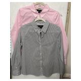 (2) Sz PL Liz Claiborne Career Botton Up Long
