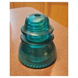Green Glass Electrical Insulator