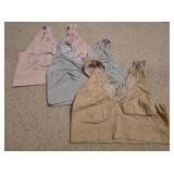 (3) Sz L Wireless, Seamless Comfort Bralettes