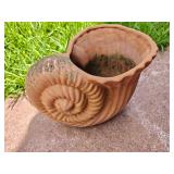 Terra Cotta Snail Planter 8x10