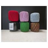 (6) New Rolls Size 10 Crochet Thread