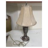 Small 17ï¿½  Brushed Metal Accent table lamp