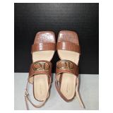 NIB Sz 6 LC PORTOLA COGNAC SHOES