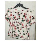 NWT Sz PM Liz Claiborne Short Sleeved Top